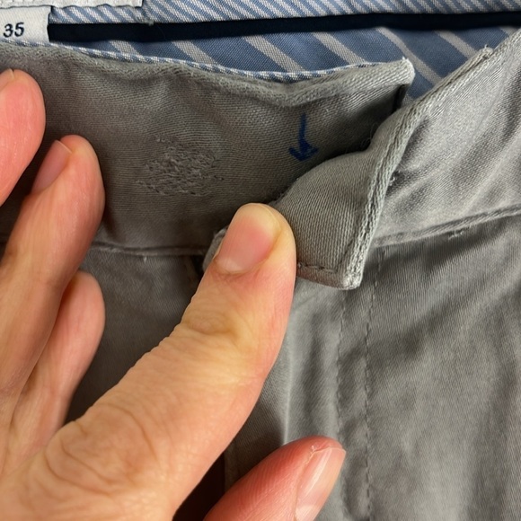 Peter Millar Grey-Brown Cotton Chinos - Picture 7 of 11